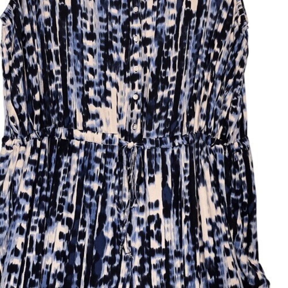 BEACHLUNCHLOUNGE Danika Blue Swirl Sleeveless Jumpsuit 3X - Picture 2 of 10